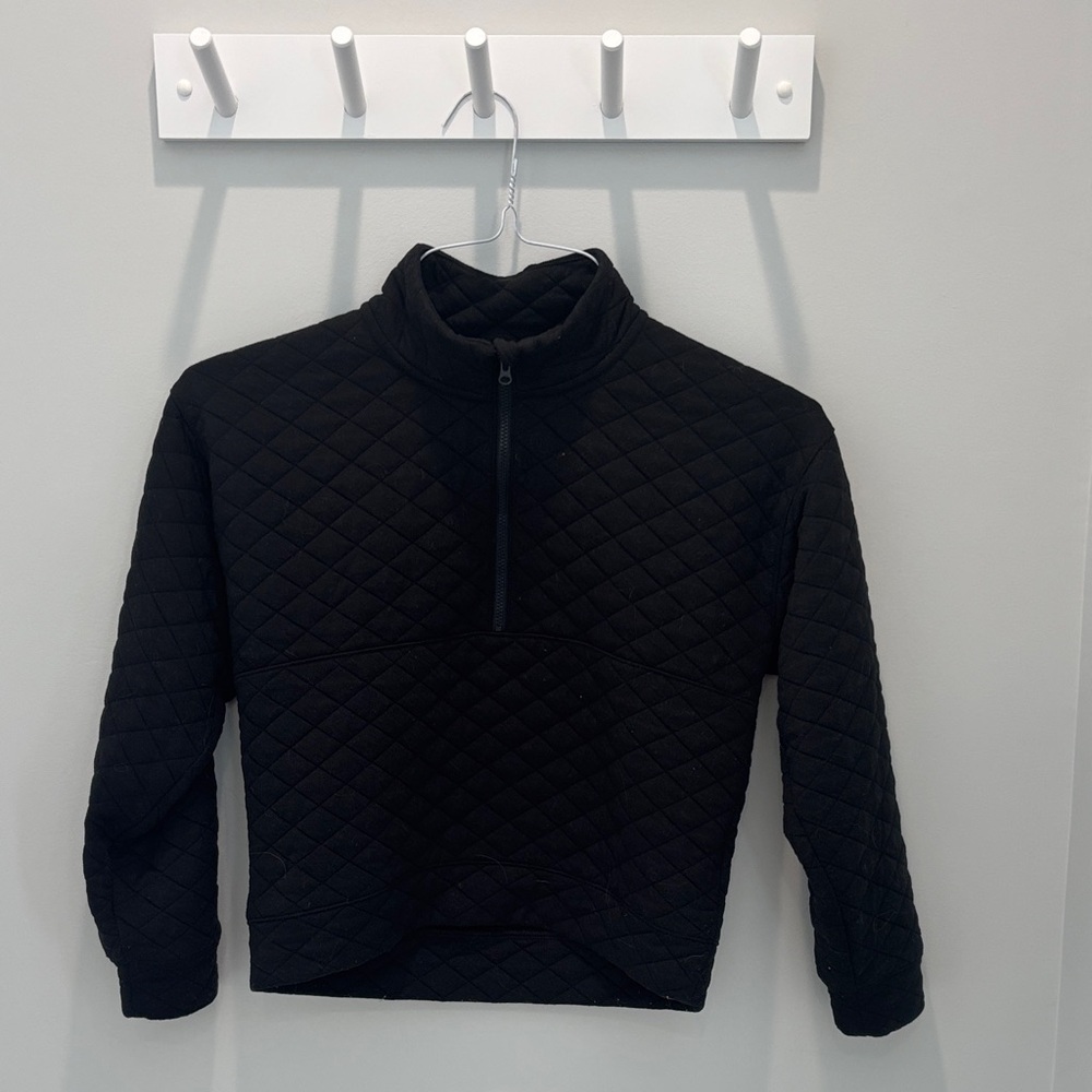 DSG Black Quilted Pullover